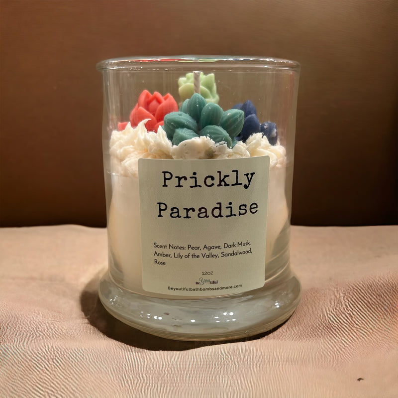Prickly Paradise Dessert Candle