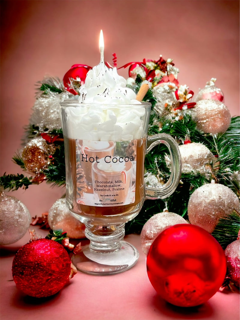 Hot Cocoa Dessert Candle