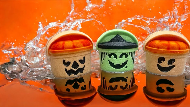 Trick-Or-Treat Bath Bombs