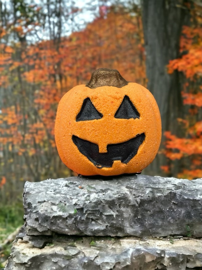 Jack-O-Lantern Bath Bomb