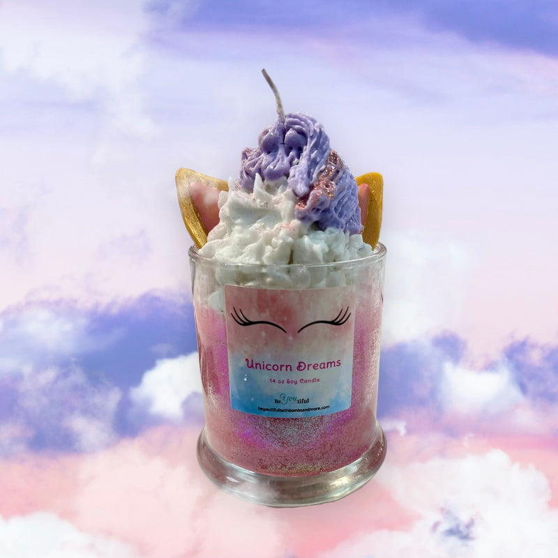 Unicorn Dreams Dessert Candle