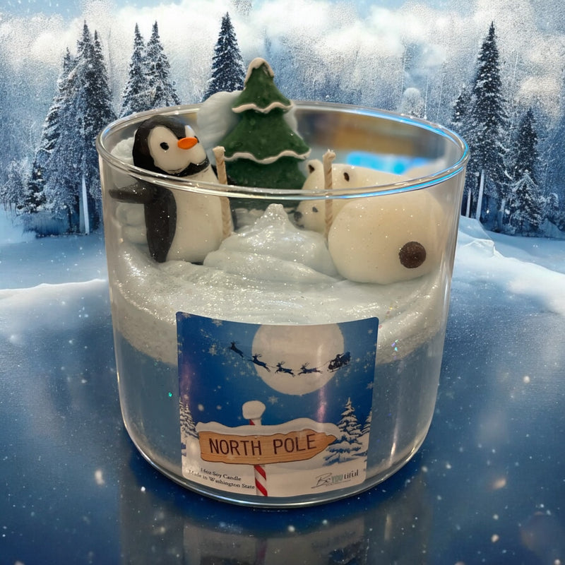 North Pole Candle