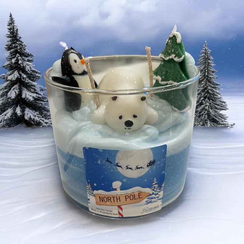 North Pole Candle