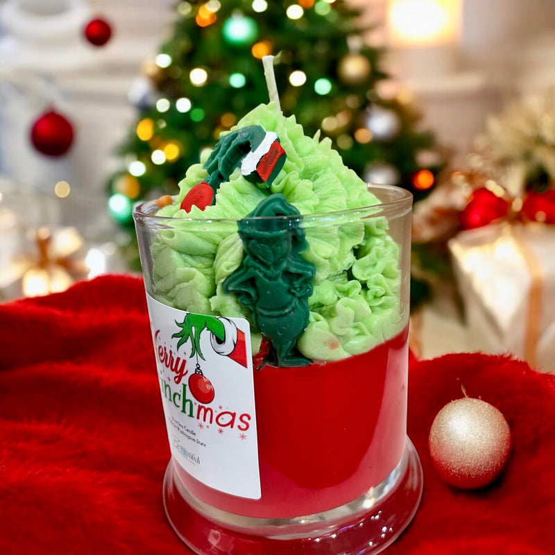 Merry Grinchmas Candle