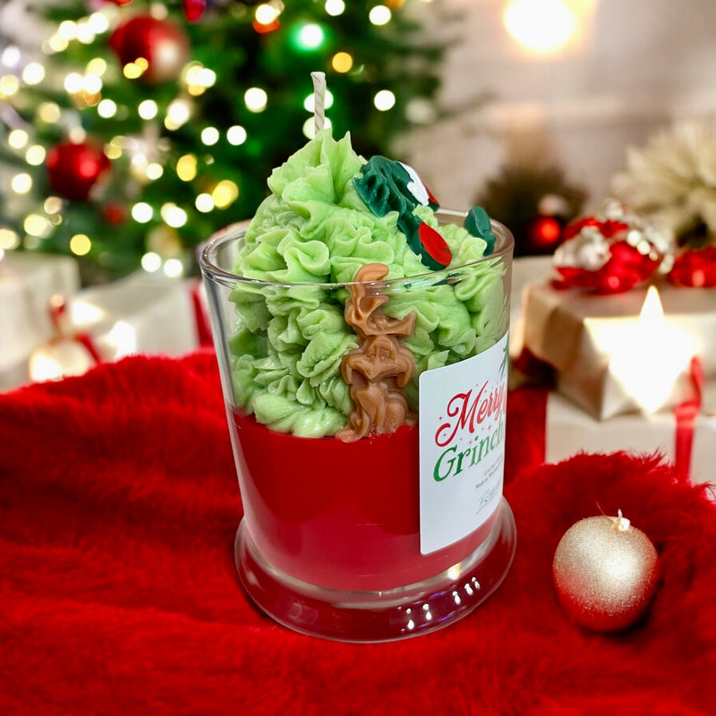 Merry Grinchmas Candle