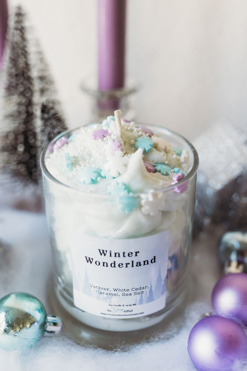 Winter Wonderland Dessert Candle