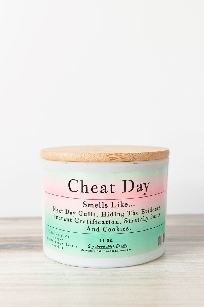 Cheat Day Wood Wick Candle