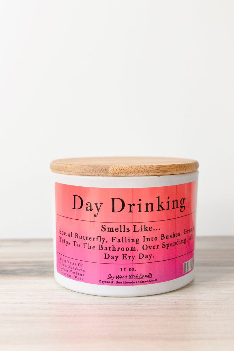 Day Drinking Wood Wick Candle