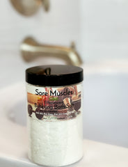 CBD Sore Muscles Bubbling Bath Salts