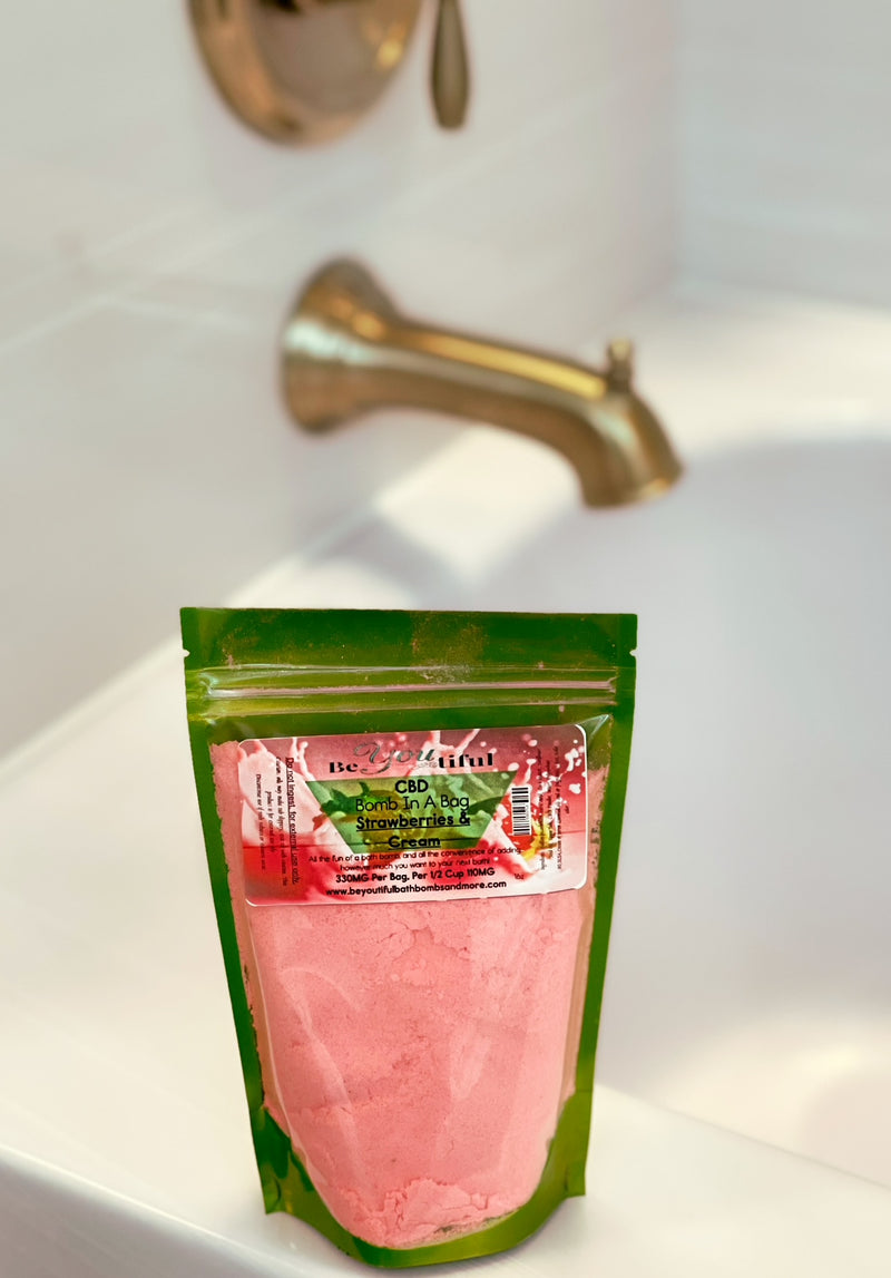 CBD Strawberries & Cream Bomb In A Bag