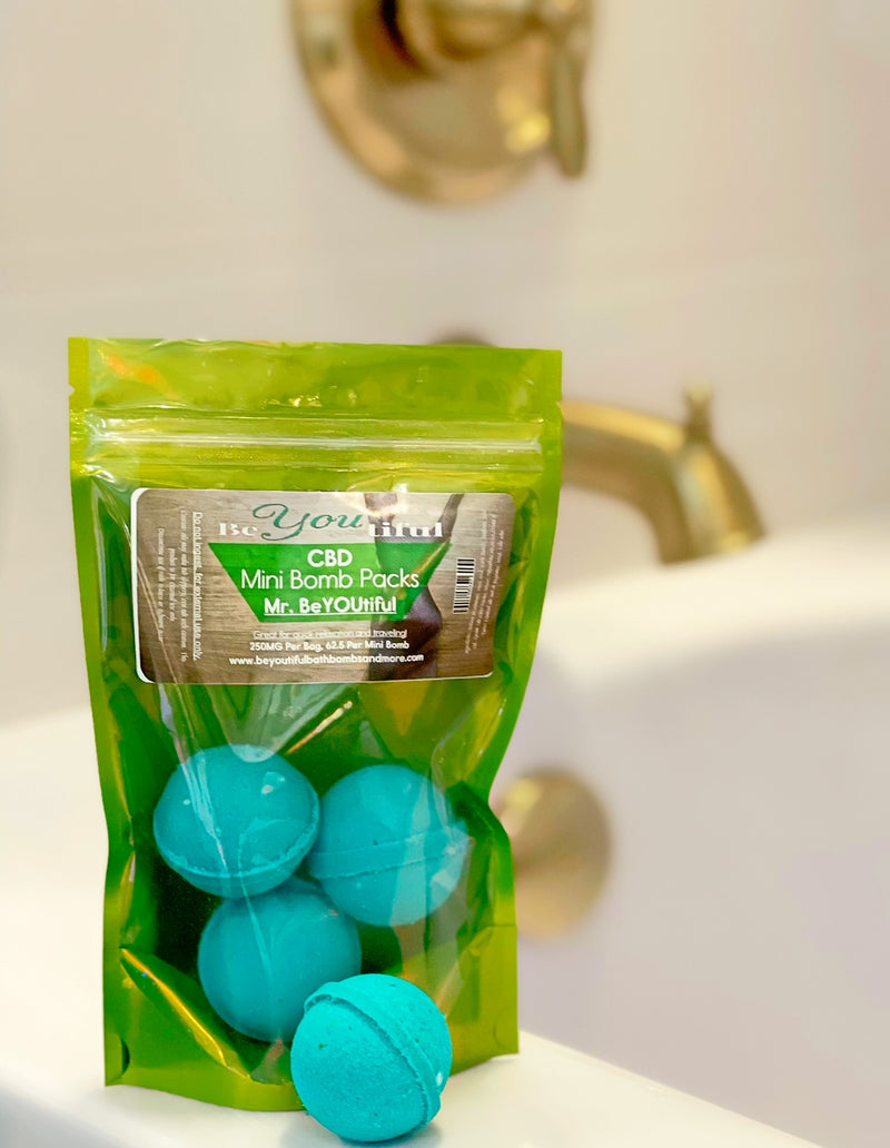 CBD Mr. BeYOUtiful Mini Bath Bombs