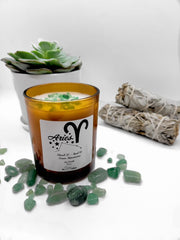 Aries Zodiac Candle