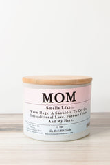 Mom Wood Wick Candle